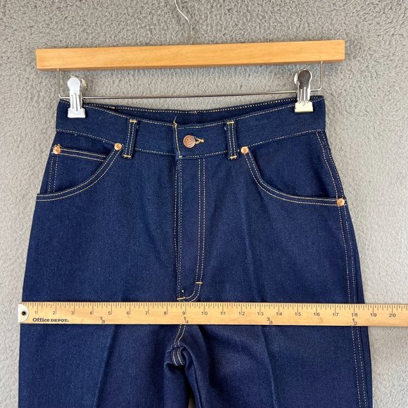 Vintage Women's Finesse 80's High Waisted Denim Blue Jeans Straight Leg Size 12 - Picture 6 of 9